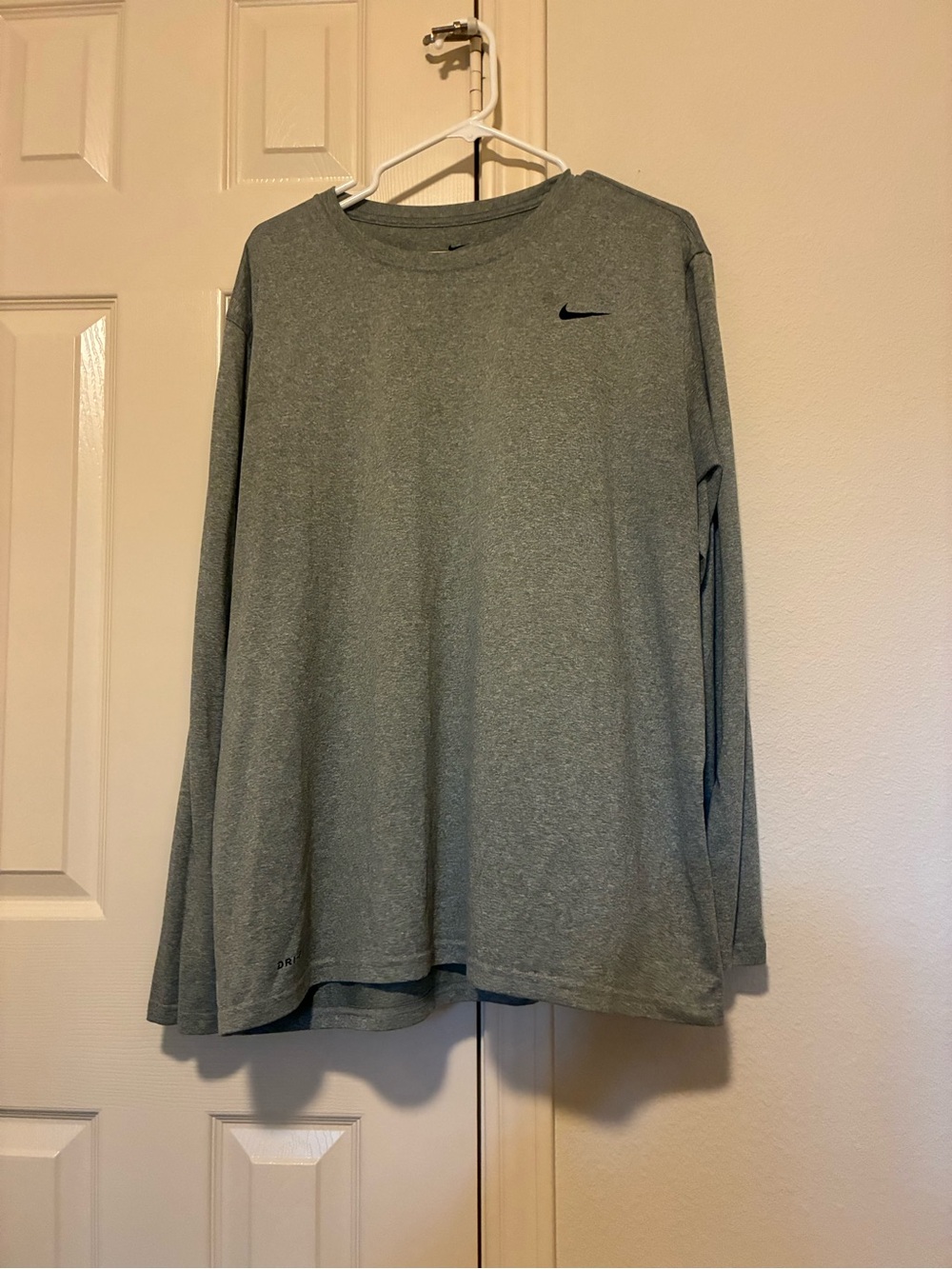 Nike Grey Long Sleeve Tee XXL
